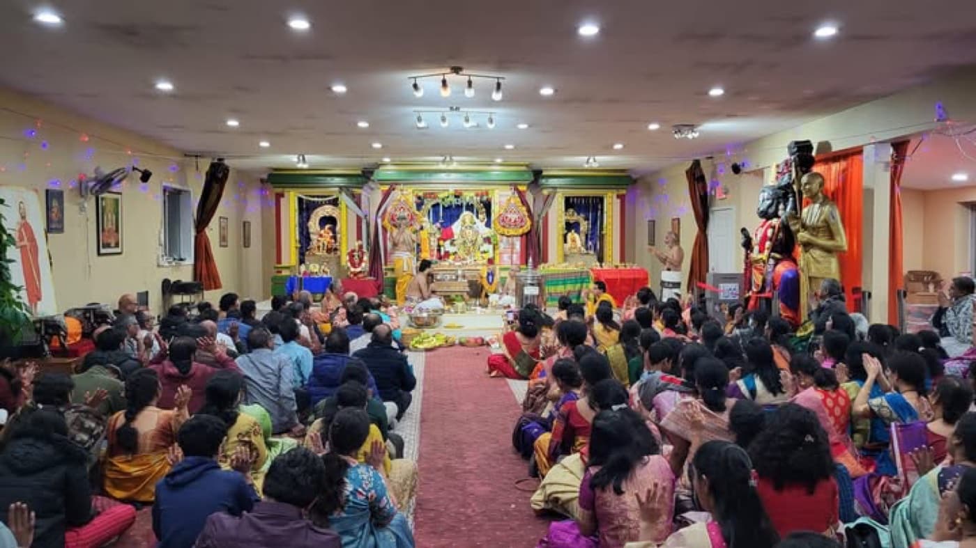 A packed hall