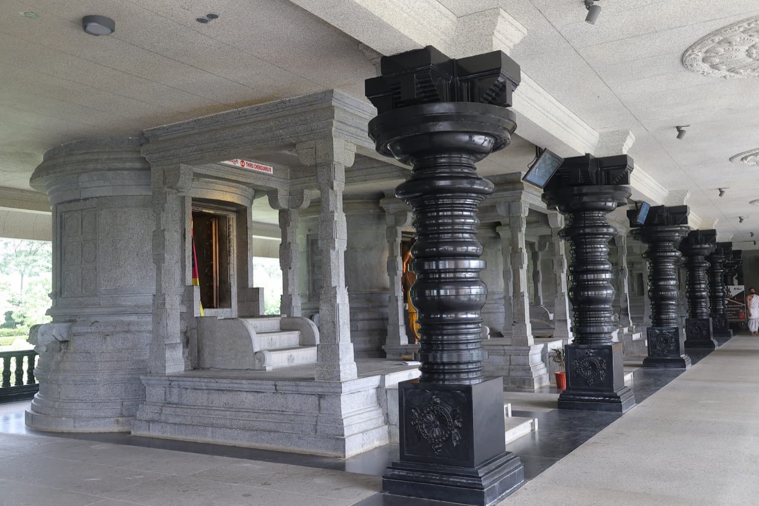Temple corridor