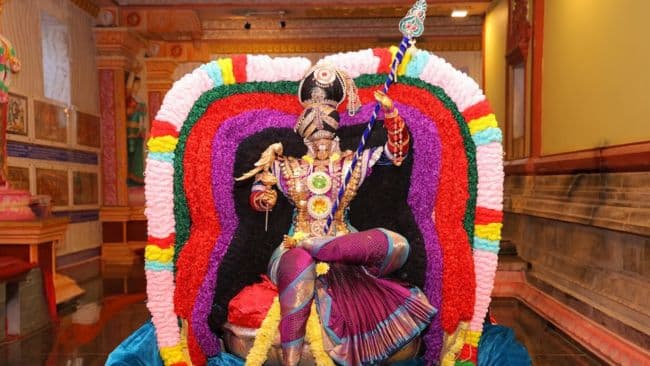 Saran Navaratri Celebrations Day 9 Rajya Lakshmi Alankaram