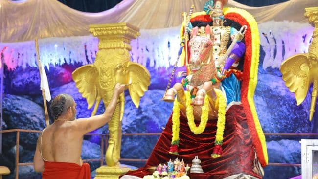 puja HH Chinna Jeeyar Swamiji Vijaya Dasami Celebrations Sami